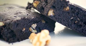 Dark Chocolate Walnut Brownies