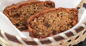 Carrot Raisin Nut Bread