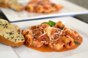 crabsaucetortellini 15 300x200 Tortellini with Crab Sauce