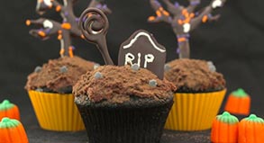 Halloween Mocha Cupcakes