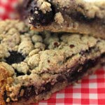 blueberrybar 13 150x150 Blueberry Cookie Crumb Bars