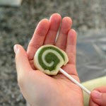 greenteacookiepop 10 150x150 Green Tea Swirl Cookie Pops